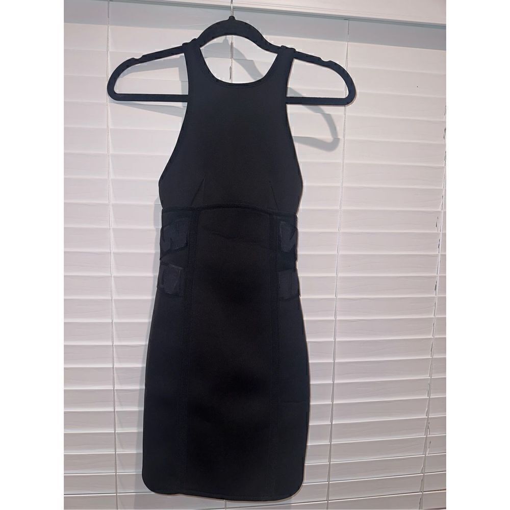 Alexander Wang x H&M black mini dress women’s size 2 RARE